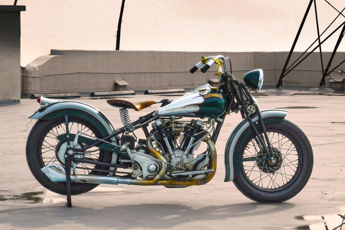 This 1940 Crocker Big Tank V-Twin is likely to become one of the top ten most valuable motorcycles of all time if it sells.