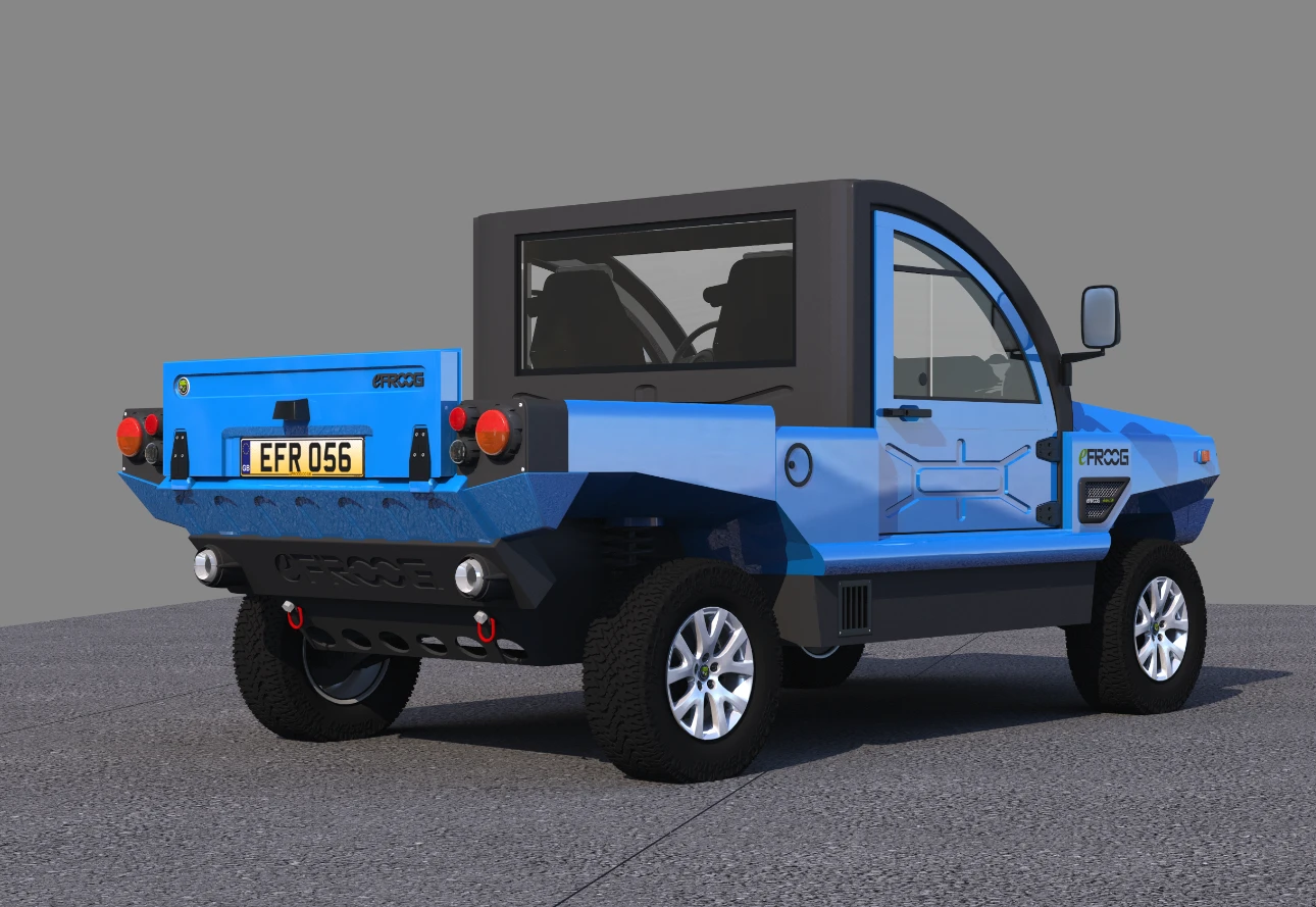 eFROOG buyers will be able to select gas and electric powertrain options © eFROOG.DE