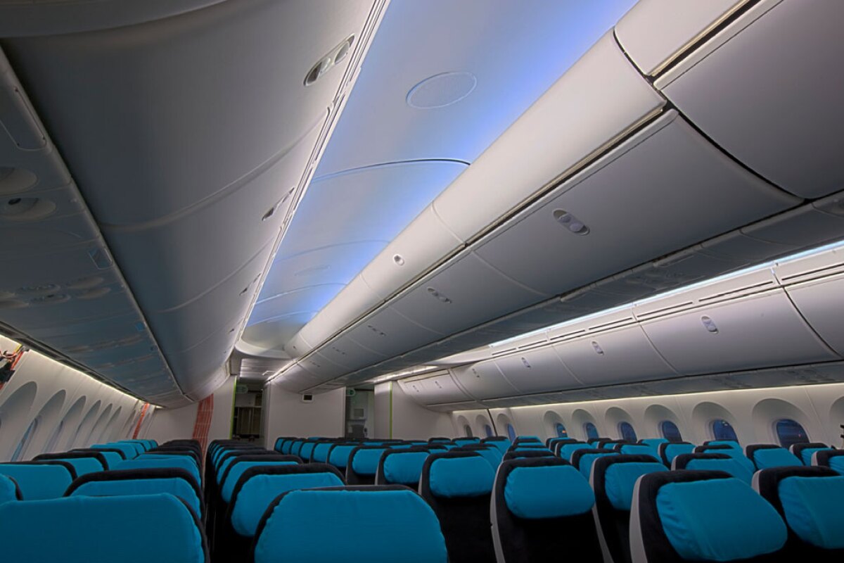 First glimpse of Boeing 787 Dreamliner interior