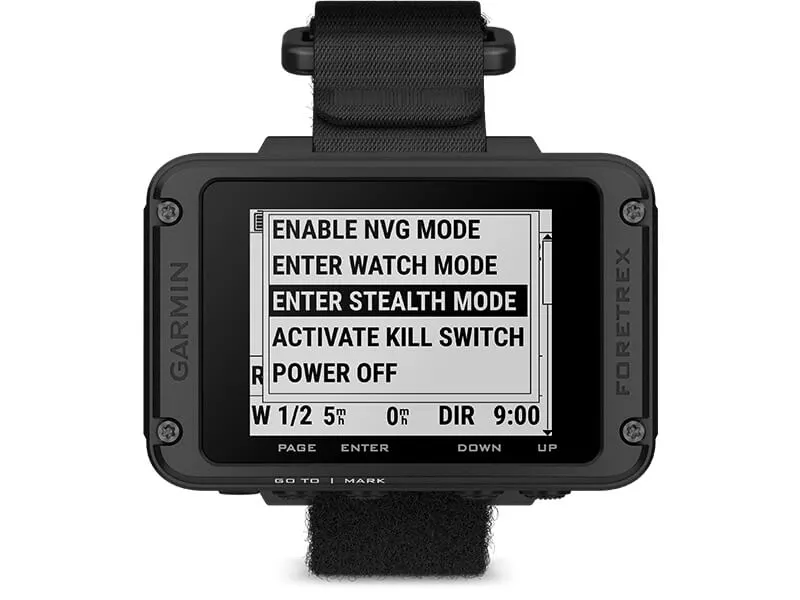 Foretrex units have Stealth and Kill Switch modes to protect data.