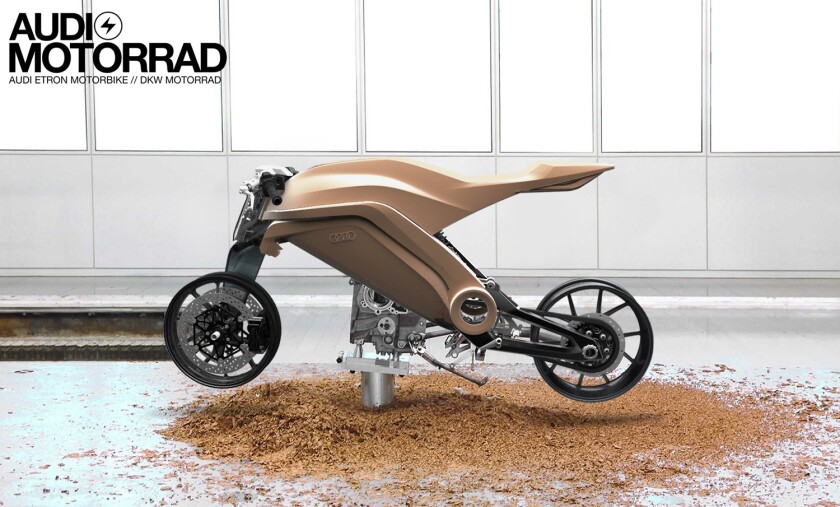 Audi roadster Motorrad concept