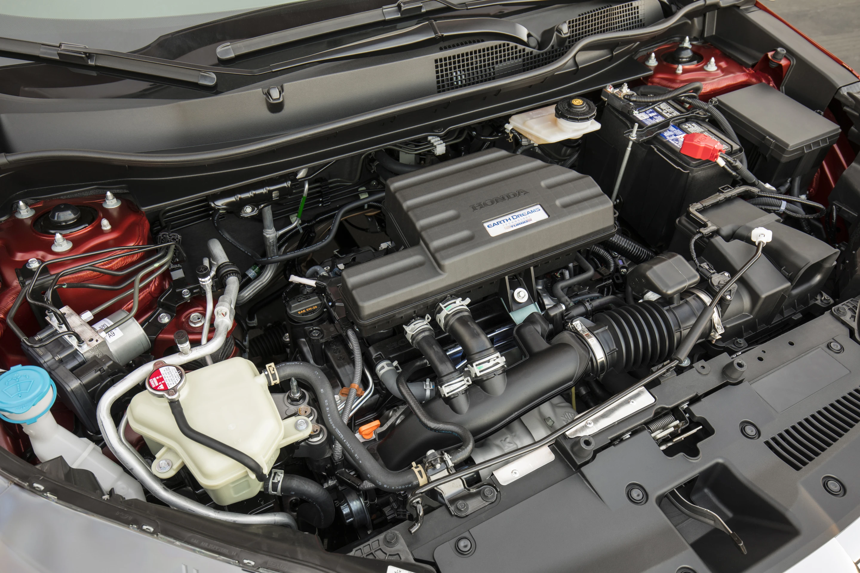 The Honda CR-V has an upgrade engine, a much-recommended 1.5-liter turbocharged four-cylinder engine mated to a CVT