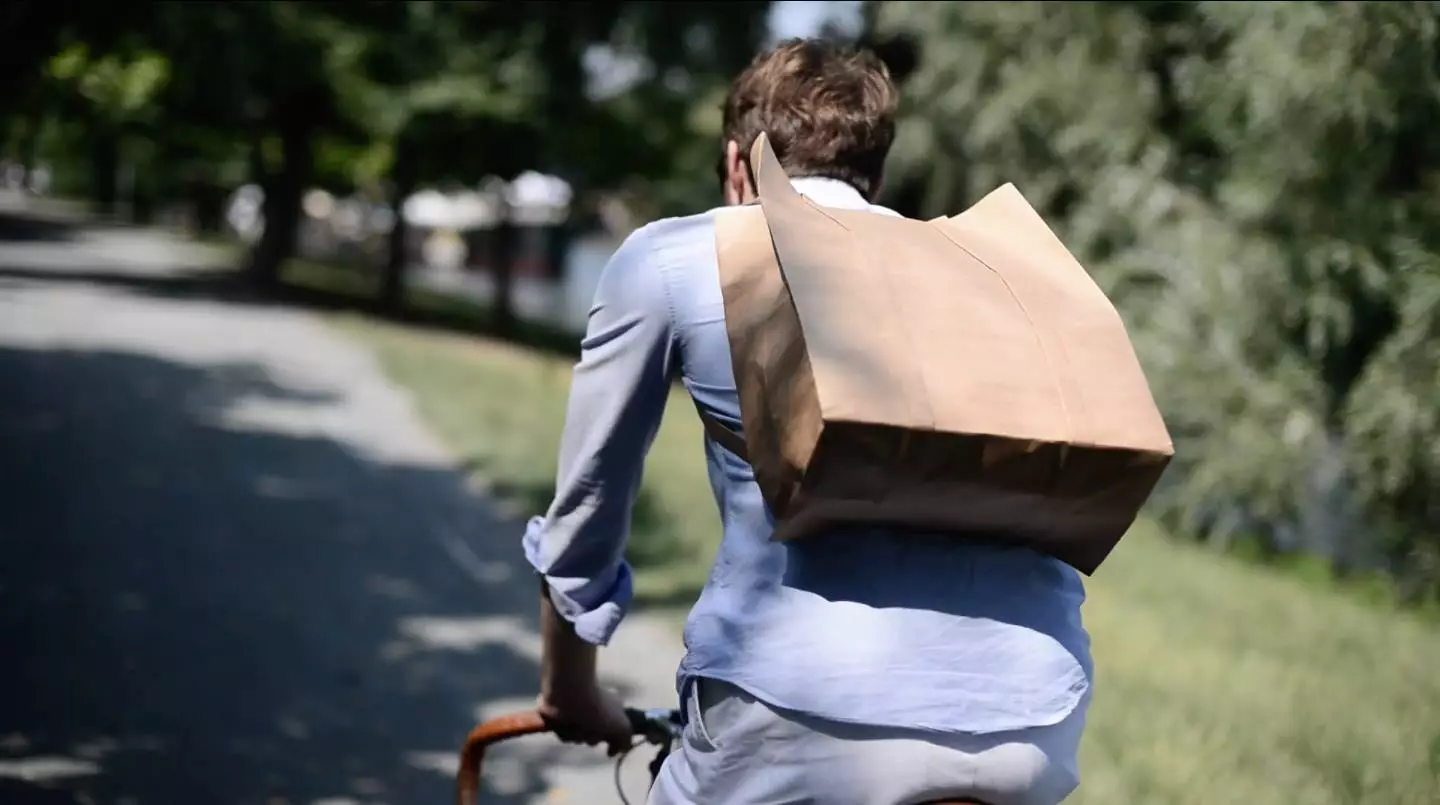 It is hoped that the PaperJohn will encourage more people to cycle to the shops than drive