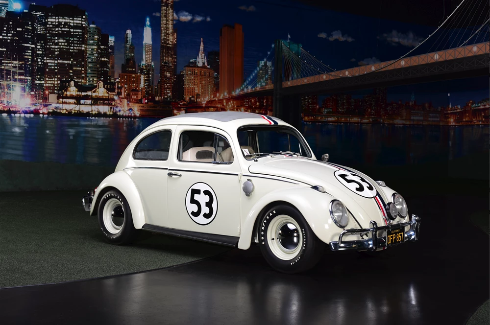 The star of two hit movies and already the most expensive Volkswagen Beetle in history, this 1963 Volkswagen Beetle broke its own world record of $126,500 and further entrenched itself on our list of the most valuable movie cars.
