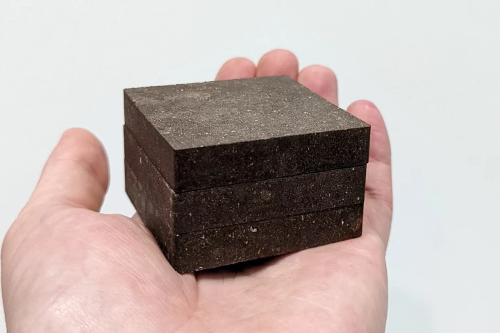 This slab of StarCrete could build the first Mars bar, as well as other infrastructure