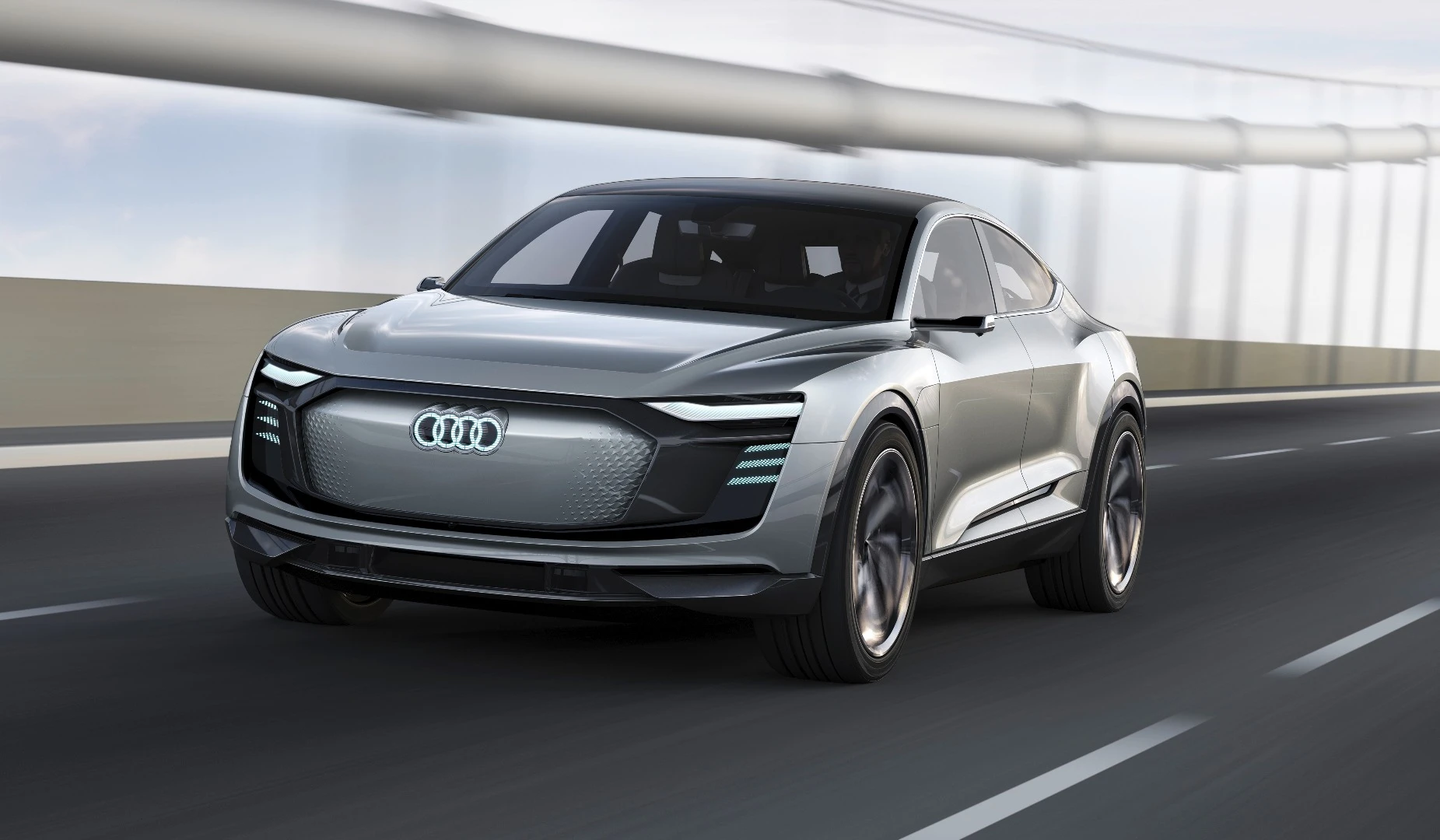 With no need for all that cooling, Audi reimagines its Singleframe grille