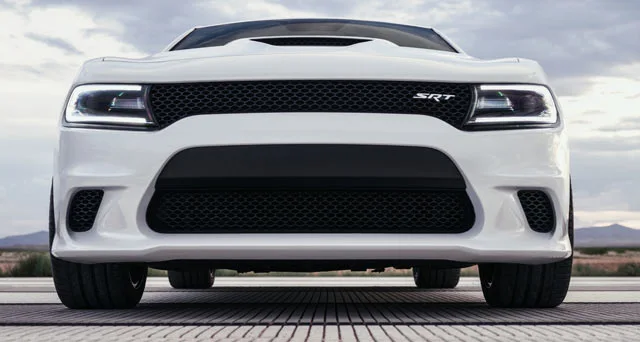 An aggressive front fascia