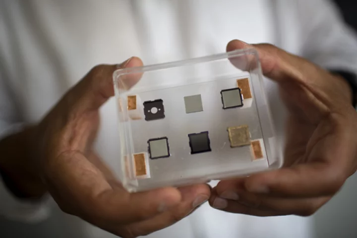 The different components that make up the MIT microthruster (Photo: MIT)