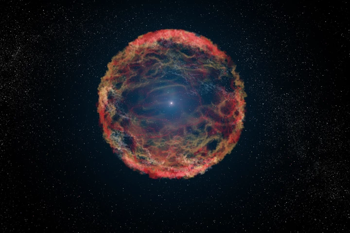 A star accompanying a supernova in close orbit has been discovered using NASA's Hubble Space Telescope (Image: NASA/STScI)