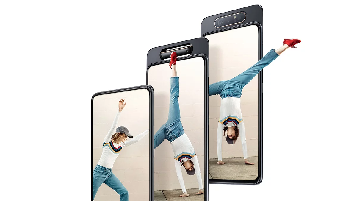 Use the same camera front and back with the Samsung Galaxy A80