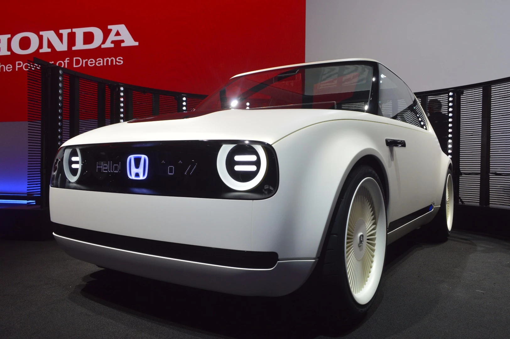 The Urban EV Concept is actually 100 mm shorter than the Fit