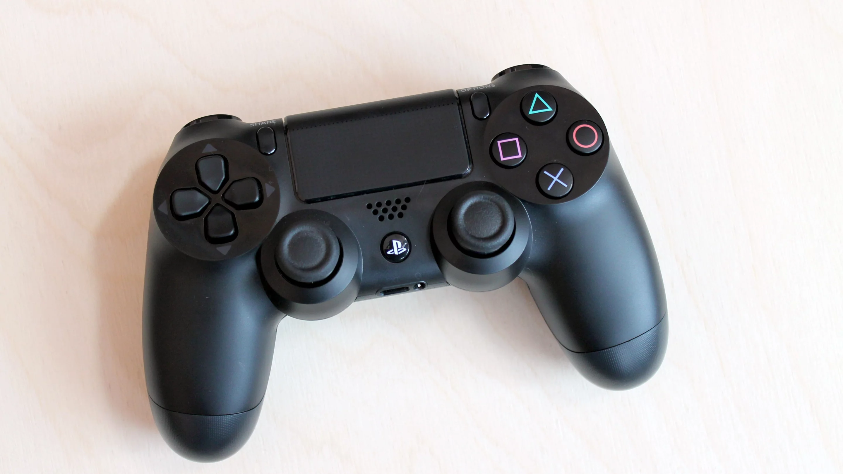 The PS4's DualShock 4 is comfortable, and includes a trackpad