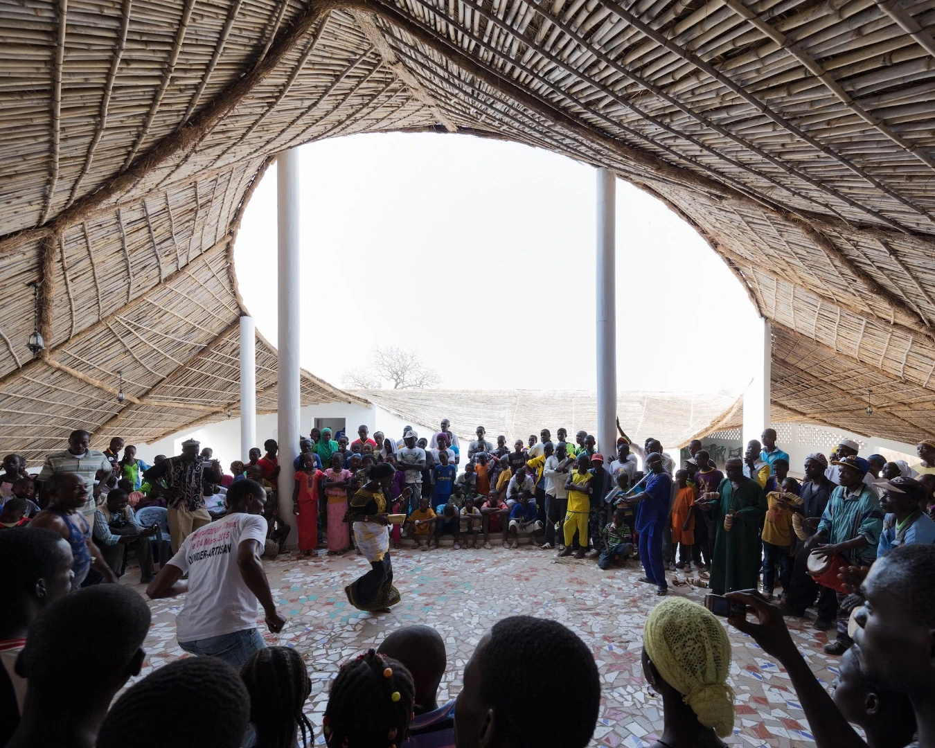 Located in the remote village of Sinthian, Senegal, Thread is a multi-use community center