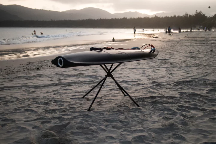 The carbon fiber-bodied Blea Shark Sport
