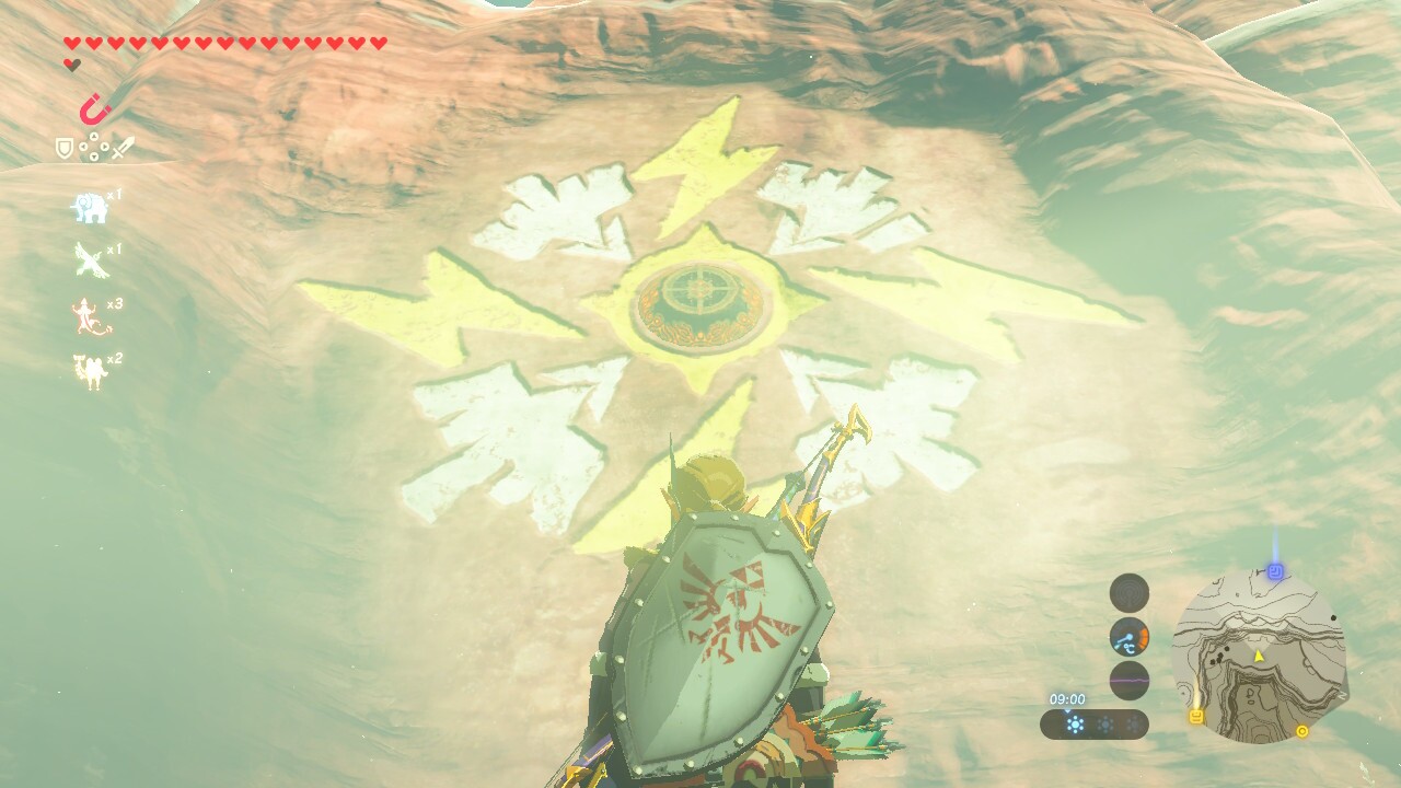 Shoot this target with Shock Arrows