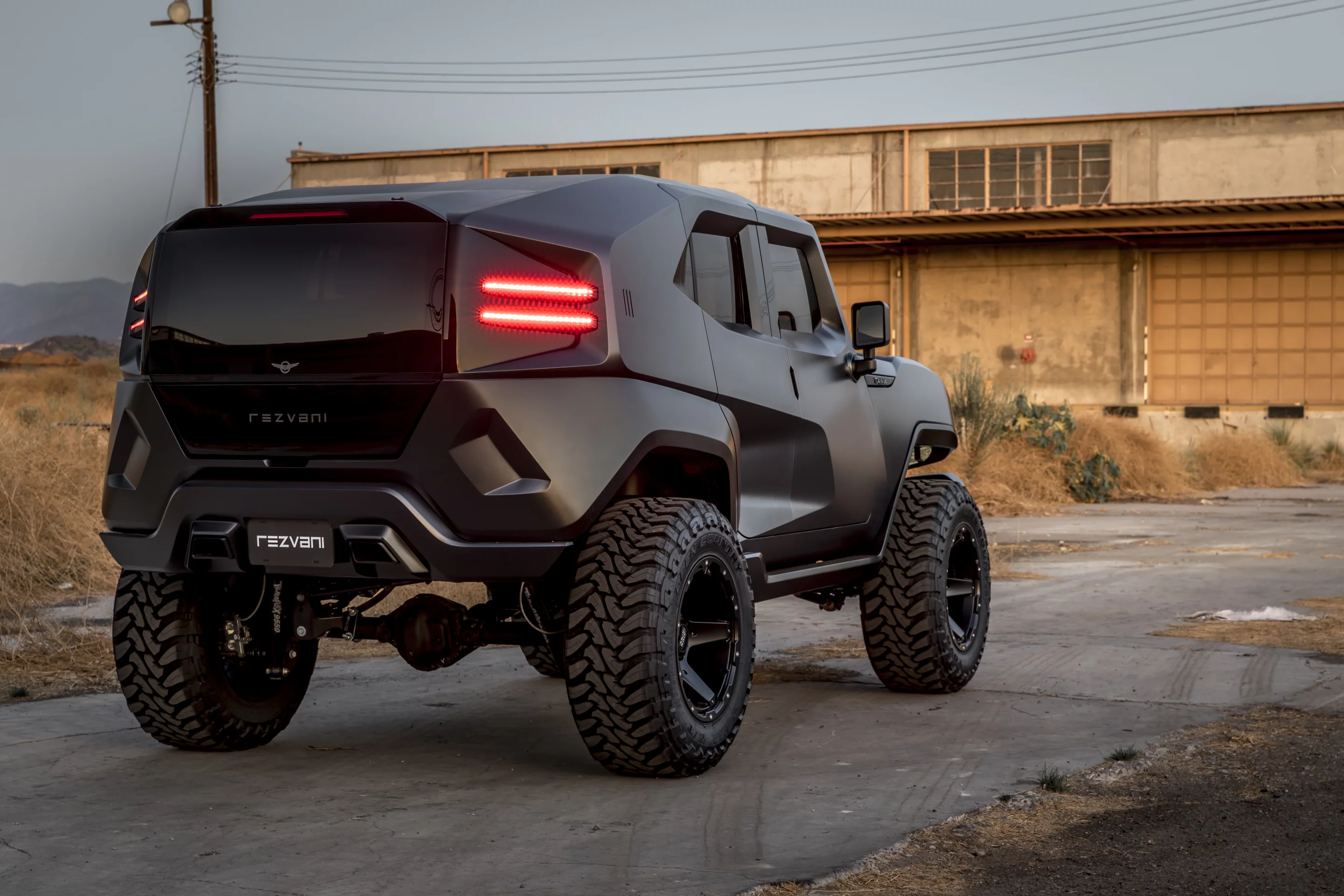 The all-new Rezvani Tank