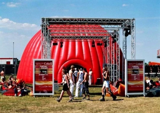 The inflatable nightclub