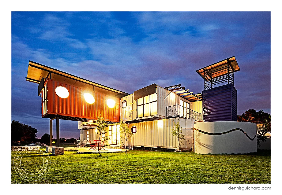 The New Jerusalem Orphanage at dusk (Photo: Dennis Guichard, commissioned by Safintra)