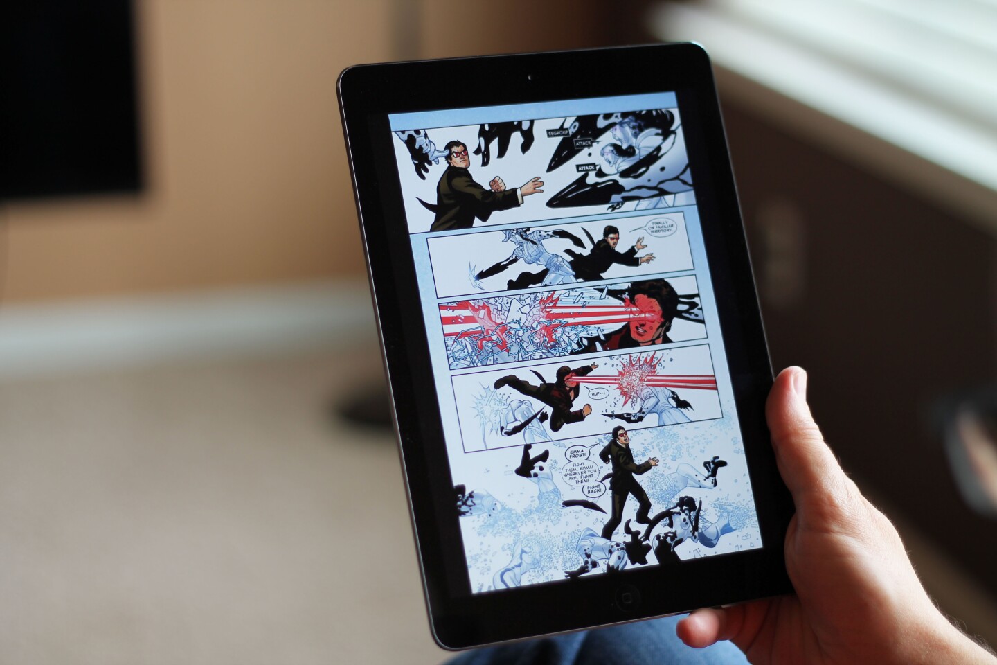 For reading things like comics, you still can't beat a 10-in tablet like the iPad Air