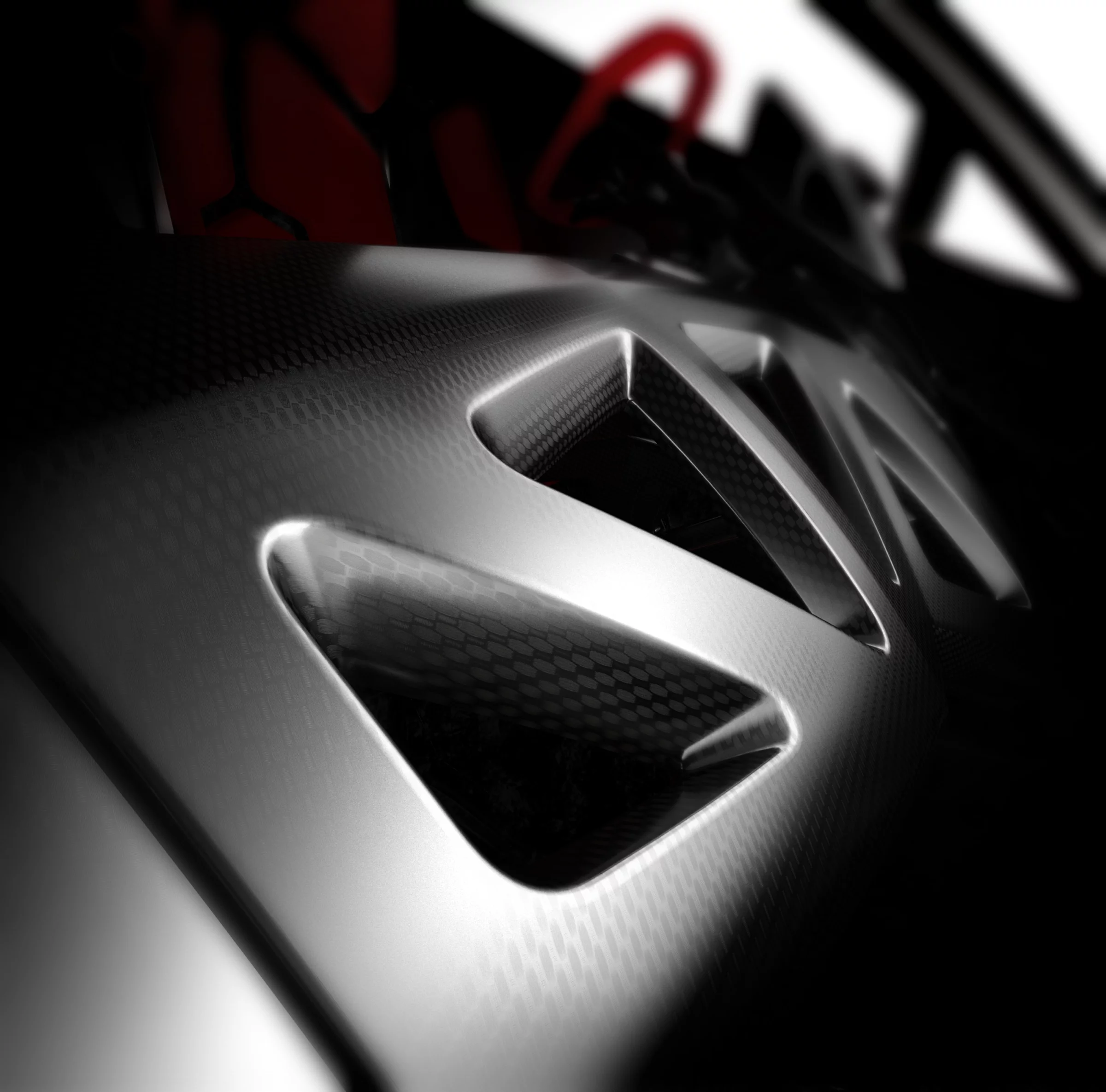 You guessed it - carbon-fiber on the Lamborghini Sesto Elemento