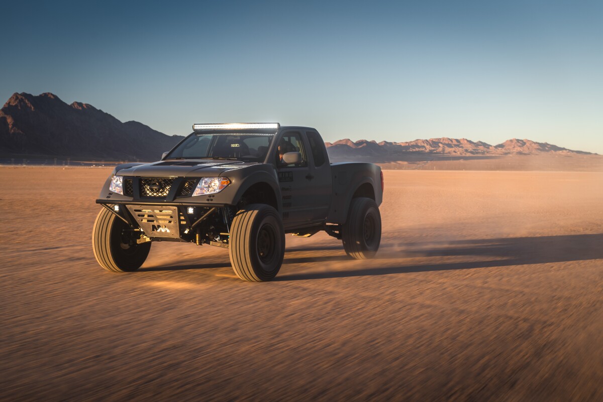 Fifteen52 TurboMac HD wheels fitted with 37-inch BFGoodrich Baja T/A tires finish the underpinnings of the Frontier Desert Runner