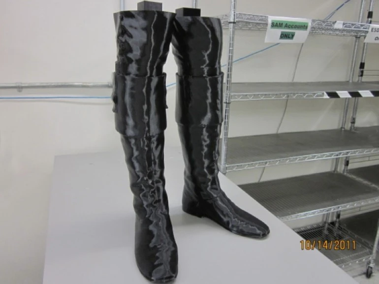 The statue's legs are printed with pegs for easy assembly (Photo: RedEye on Demand/Smithsonian/StudioEIS)