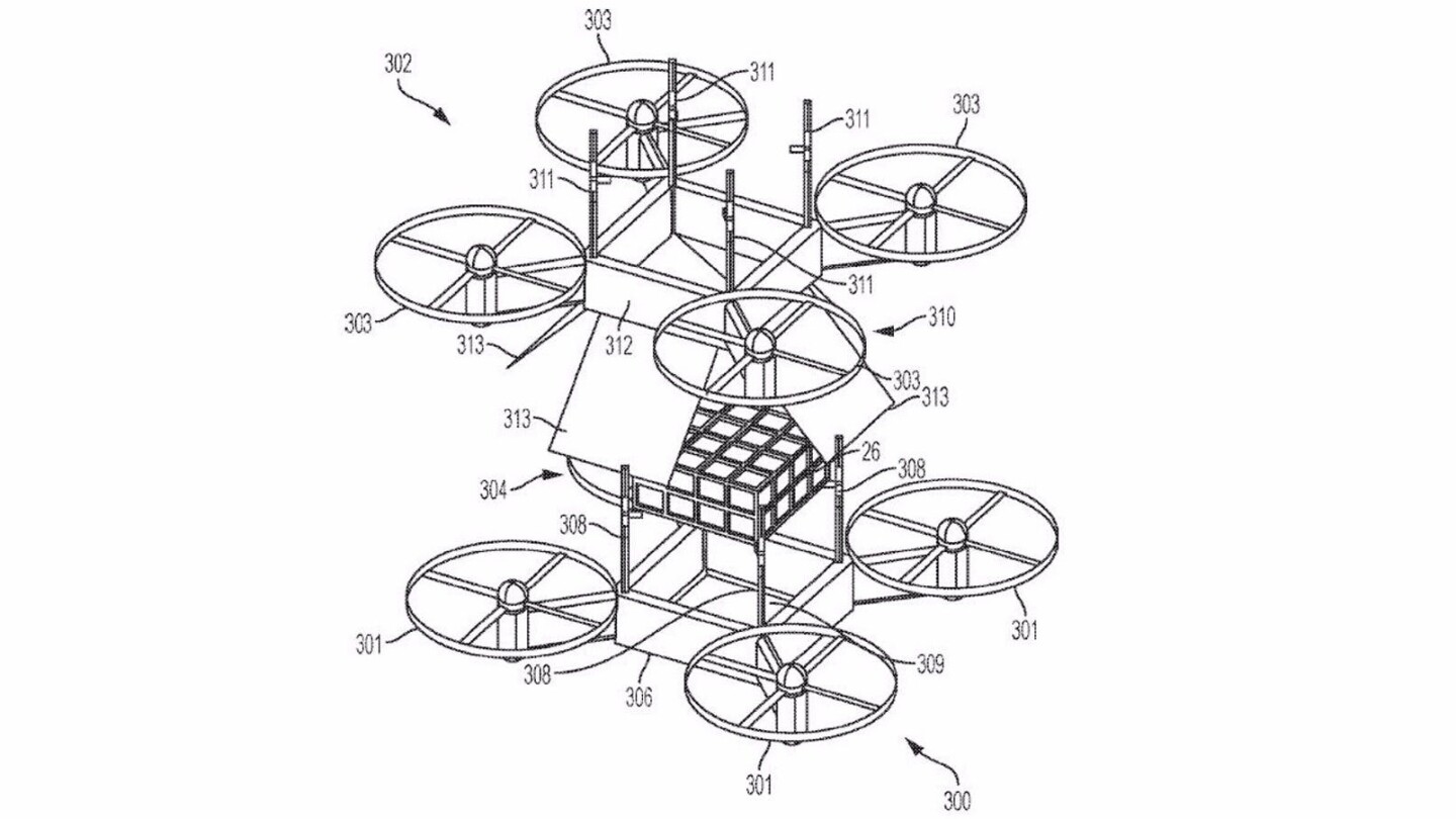 An alternative configuration to the arm drones