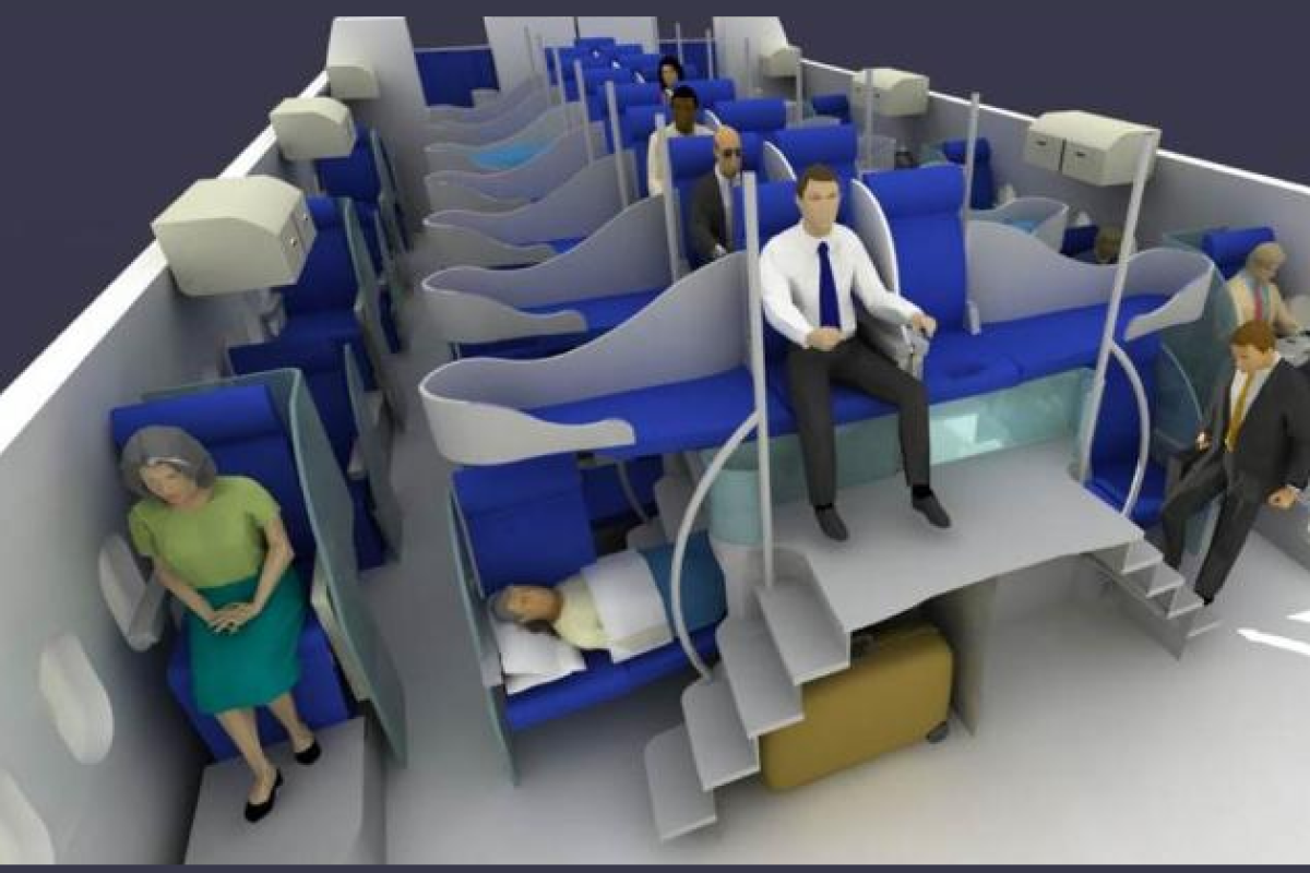 The FlexSeat offers even Economy Class fliers the chance of a good
