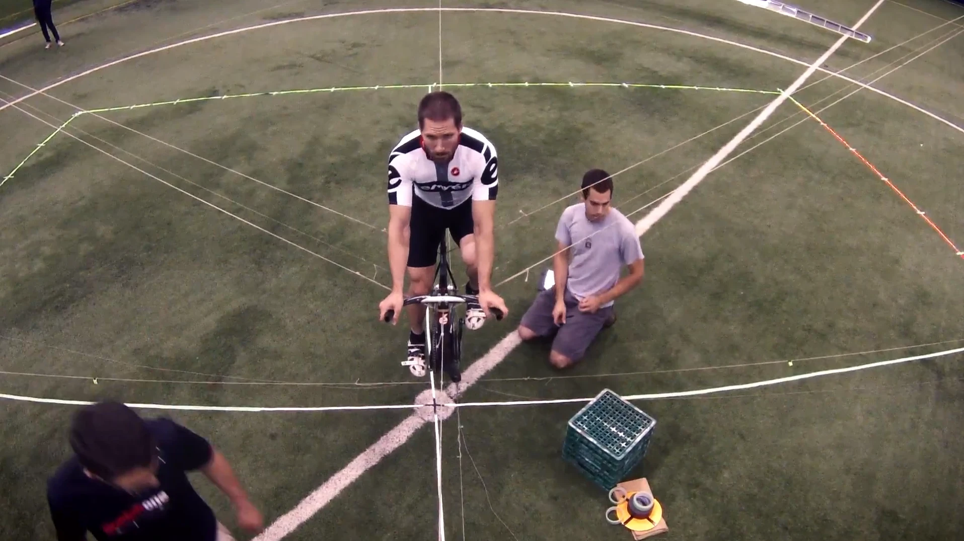 Todd Reichert prepares for takeoff (Video still: AeroVelo)