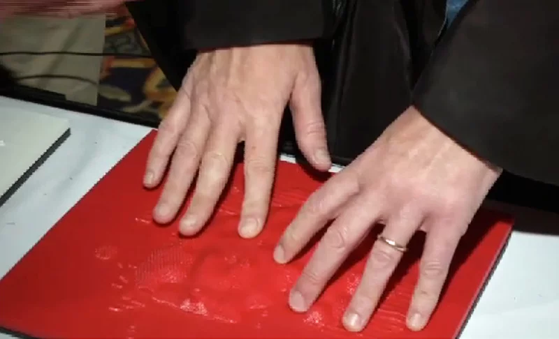 The models are a means of aiding education for people who cannot study visual images