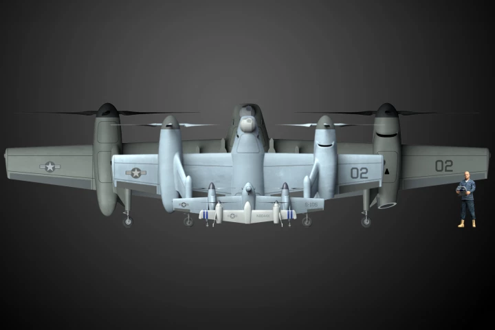 Nomad is a family of scalable rotor-blown-wing drones