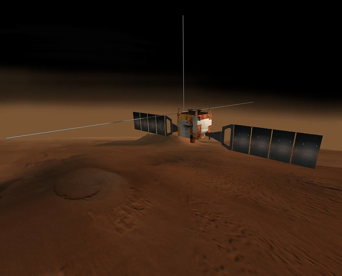 Artist's concept of Mars Express (Image: NASA)