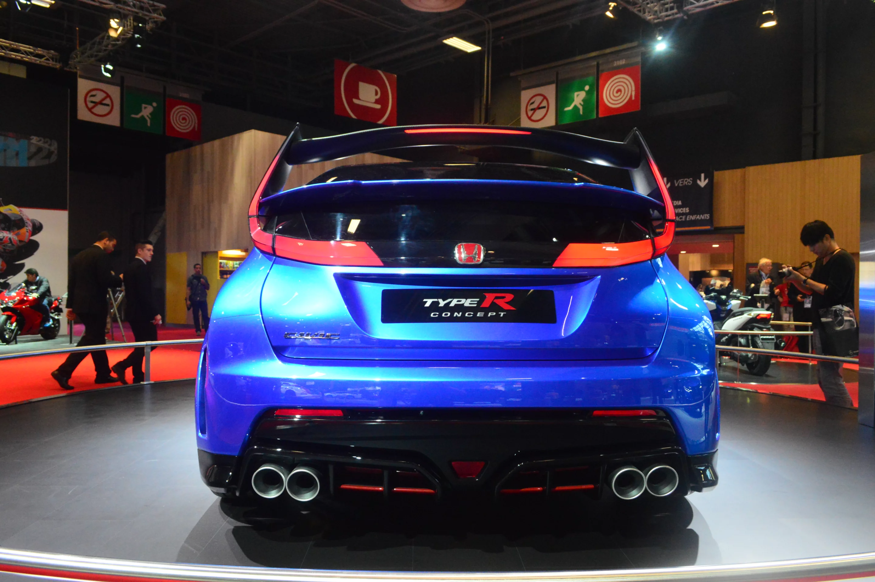 The Honda 2015 Civic Type R at the Paris Motor Show (Photo: C C Weiss/Gizmag)