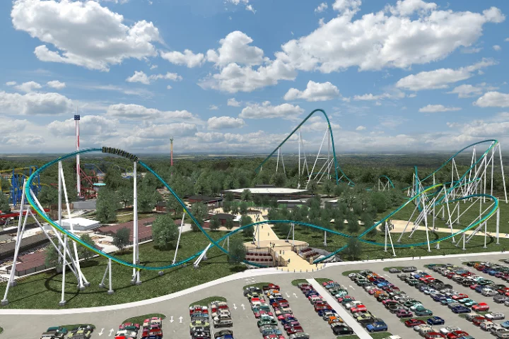 Fury 325 is a new roller coaster that will open this month at Carowinds in North Carolina