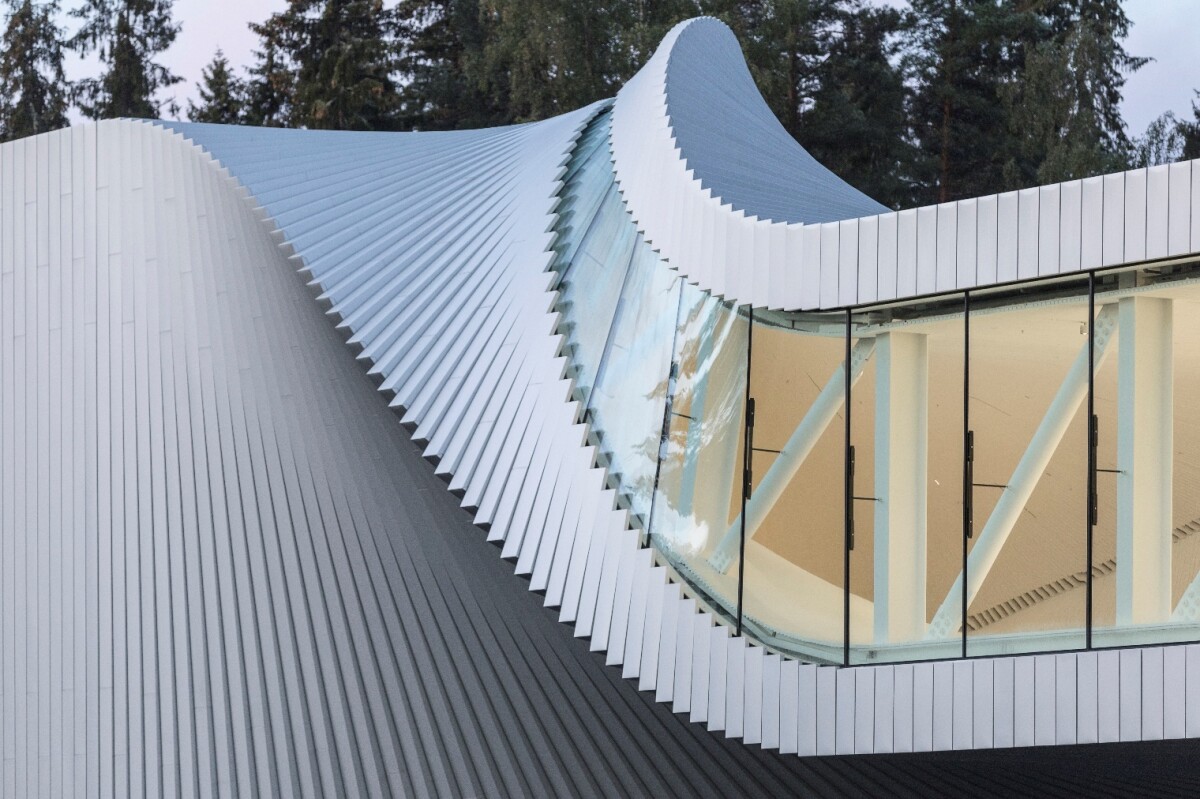 The Twist's exterior consists of aluminum panels