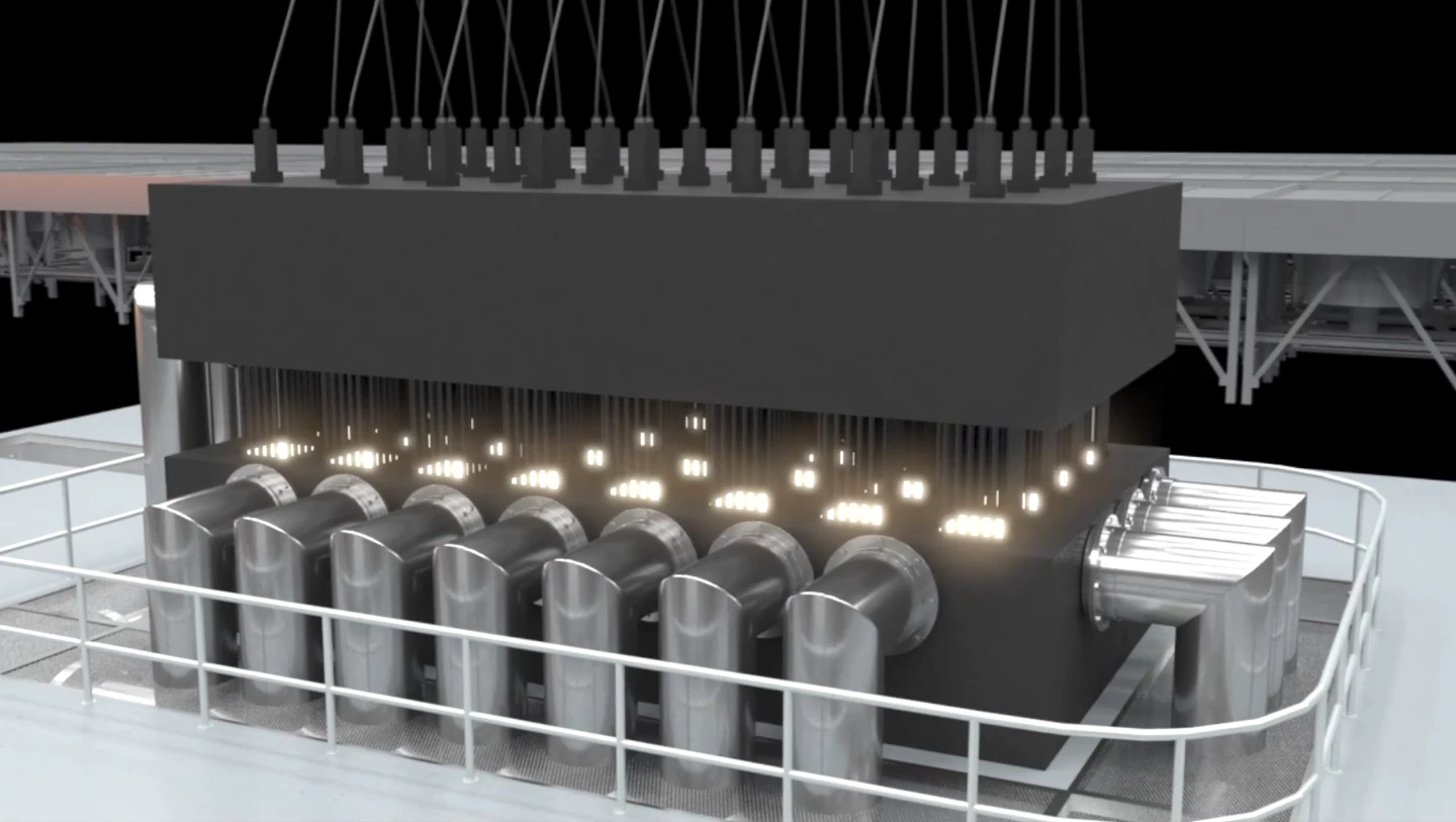 Harvesting energy through thermophotovoltaic cells in the "power block"