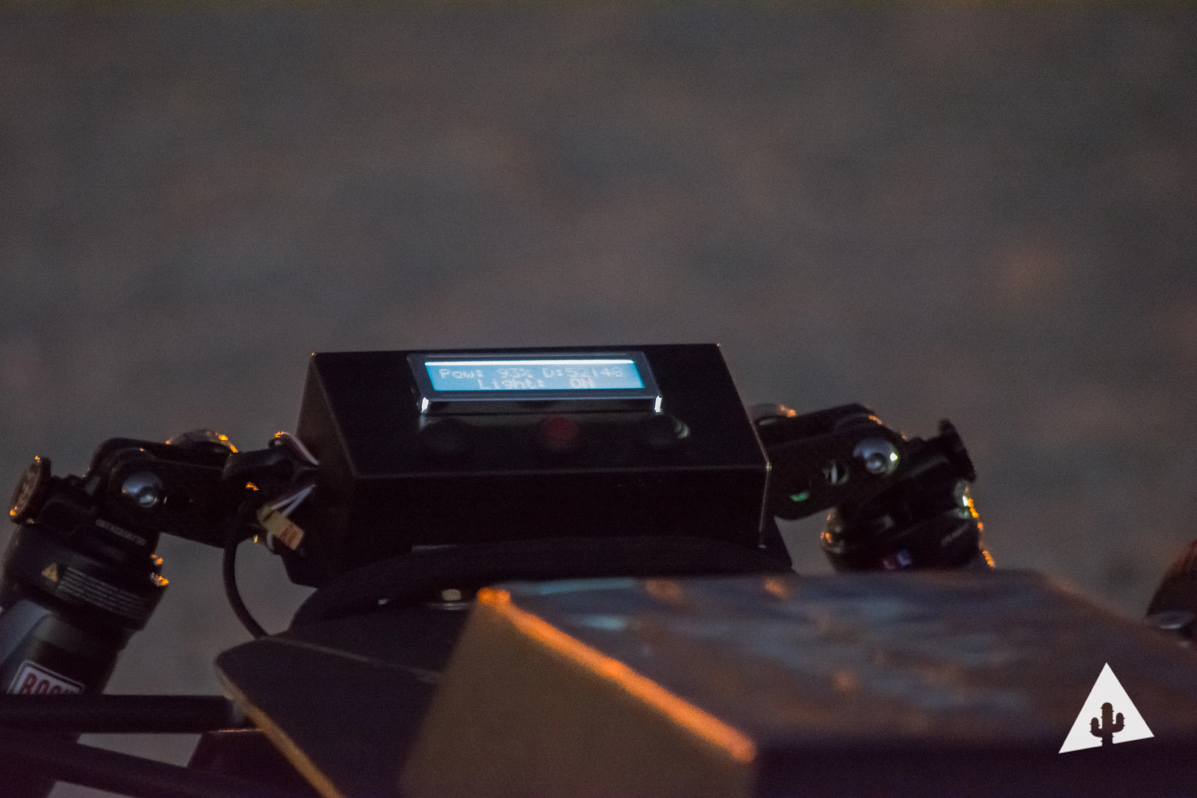 A custom master control unit with backlit LCD display to the front allows for adjustment of electric grunt to match riding style and capabilities