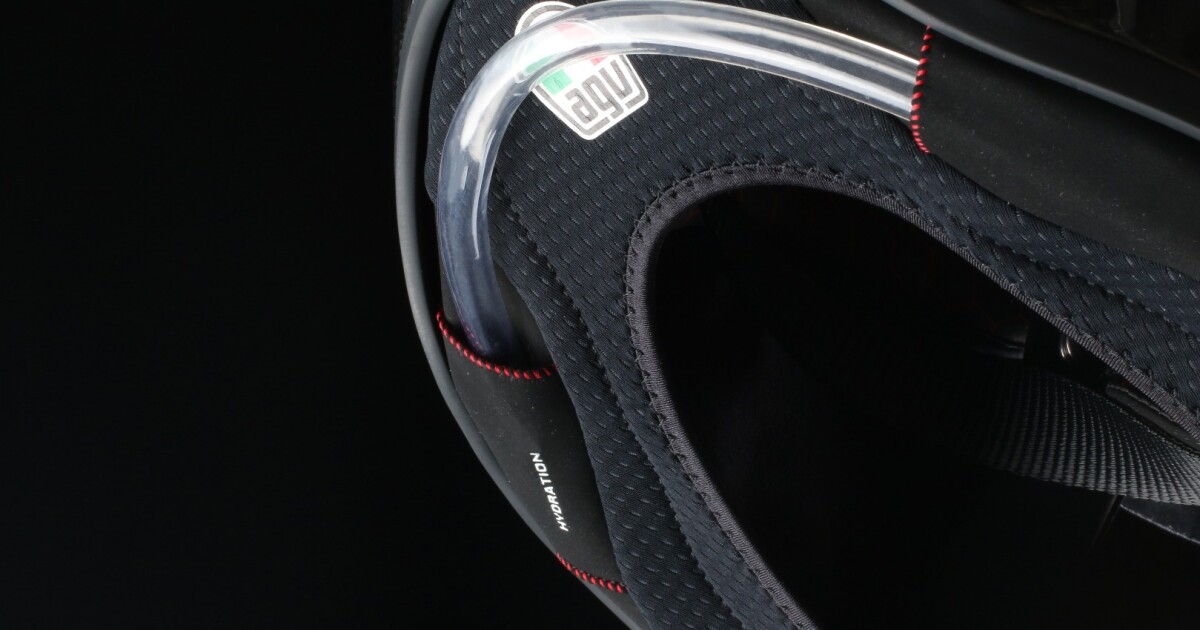 Agv Helmet Keeps The Rider Cool With Hydration System