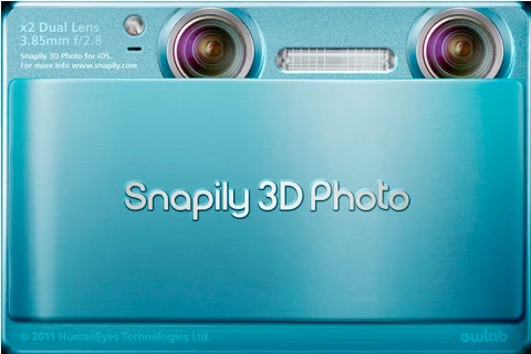 Snapily3D is an iPhone app that allows you to capture 3D pictures and video with the camera on your iPhone