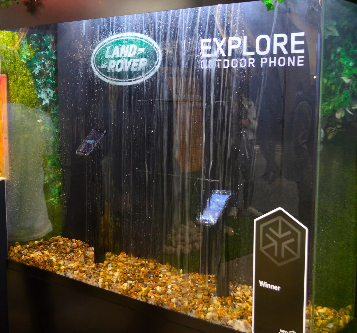 The Land Rover brand imagines a more rugged, outdoor-friendly mobile phone