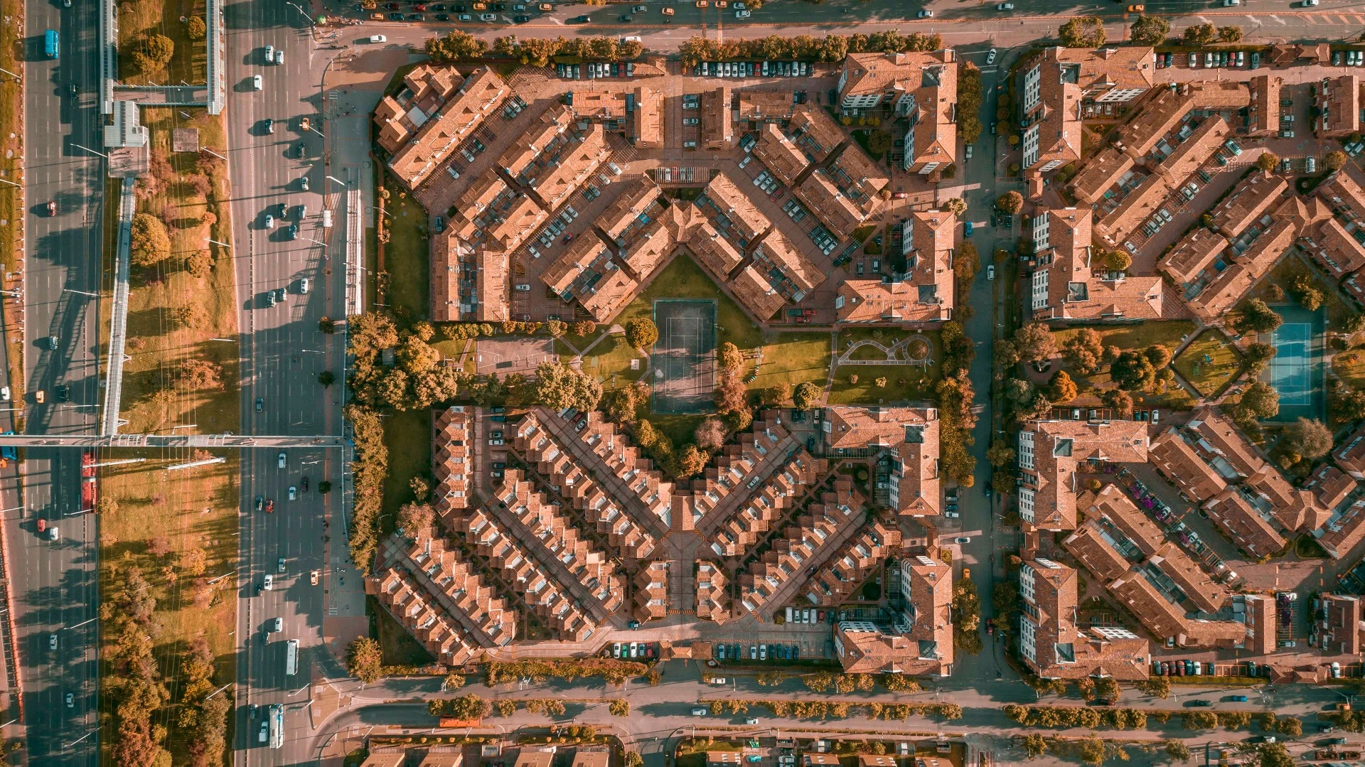 Volume 4 of an ongoing series called Aerial Facades from Camilo Monzón Navas in Colombia (Credit: MonzoonPhoto Behance CC BY-NC-ND 4.0)