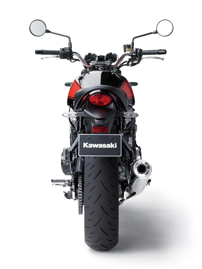 Rear view of the 2018 Kawasaki Z900RS