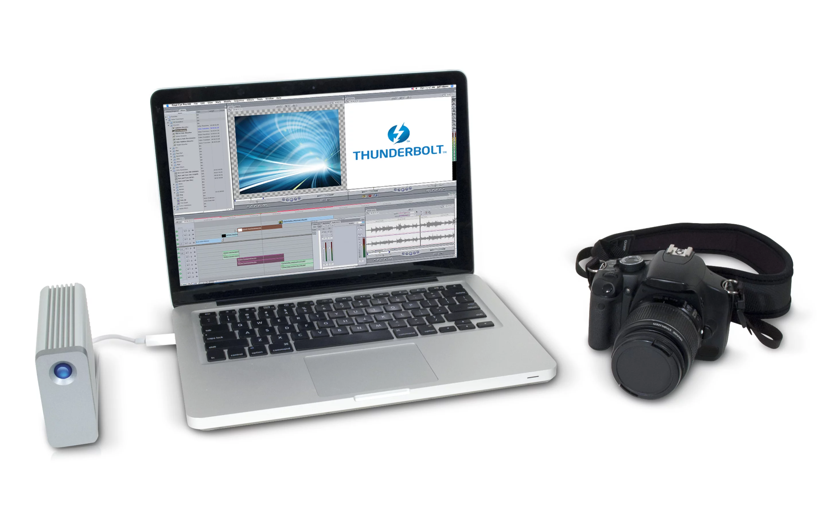 The LaCie Little Big Disk Thunderbolt Series SSD is aimed at professional photographers and videographers