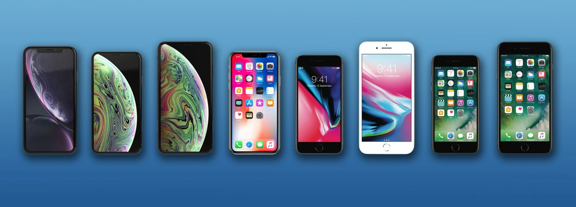 New Atlas compares the specs and features of the iPhone XR, XS, XS Max, X, 8, 8 Plus, 7 and 7 Plus