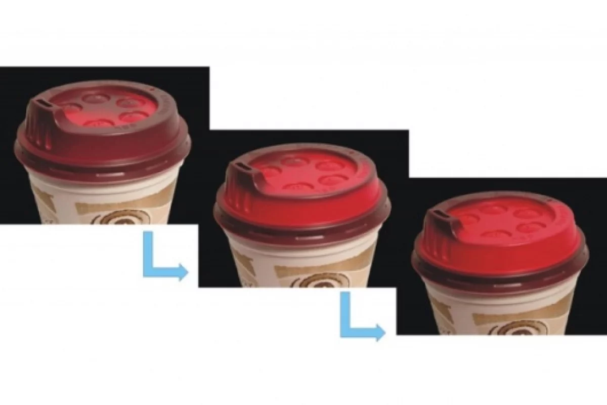Smart Lid changes color according to temperature