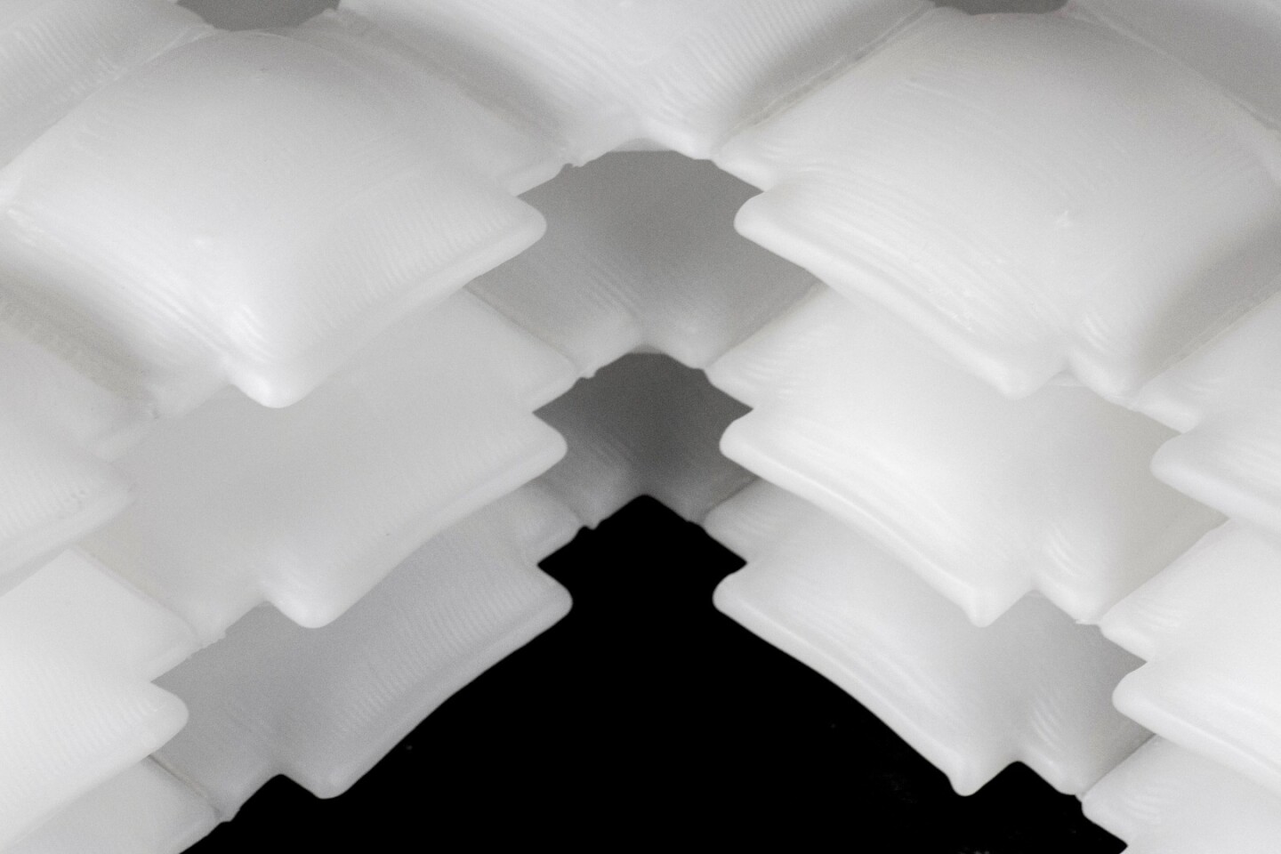 The printed material contains several independent chambers