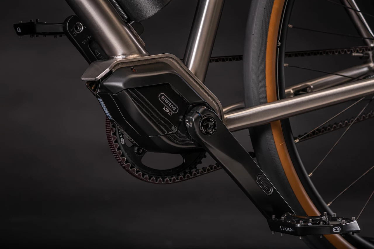 The OL+EM's Bafang mid-mount motor