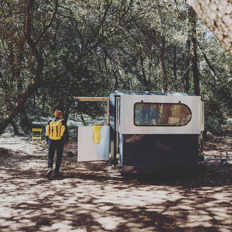 The Tipoon all set up at camp