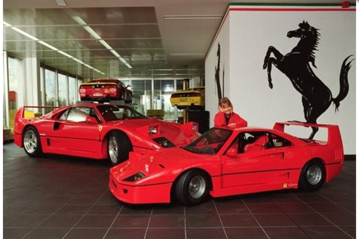 The mini Ferrari F40 - perhaps the only affordable Ferrari for most of us