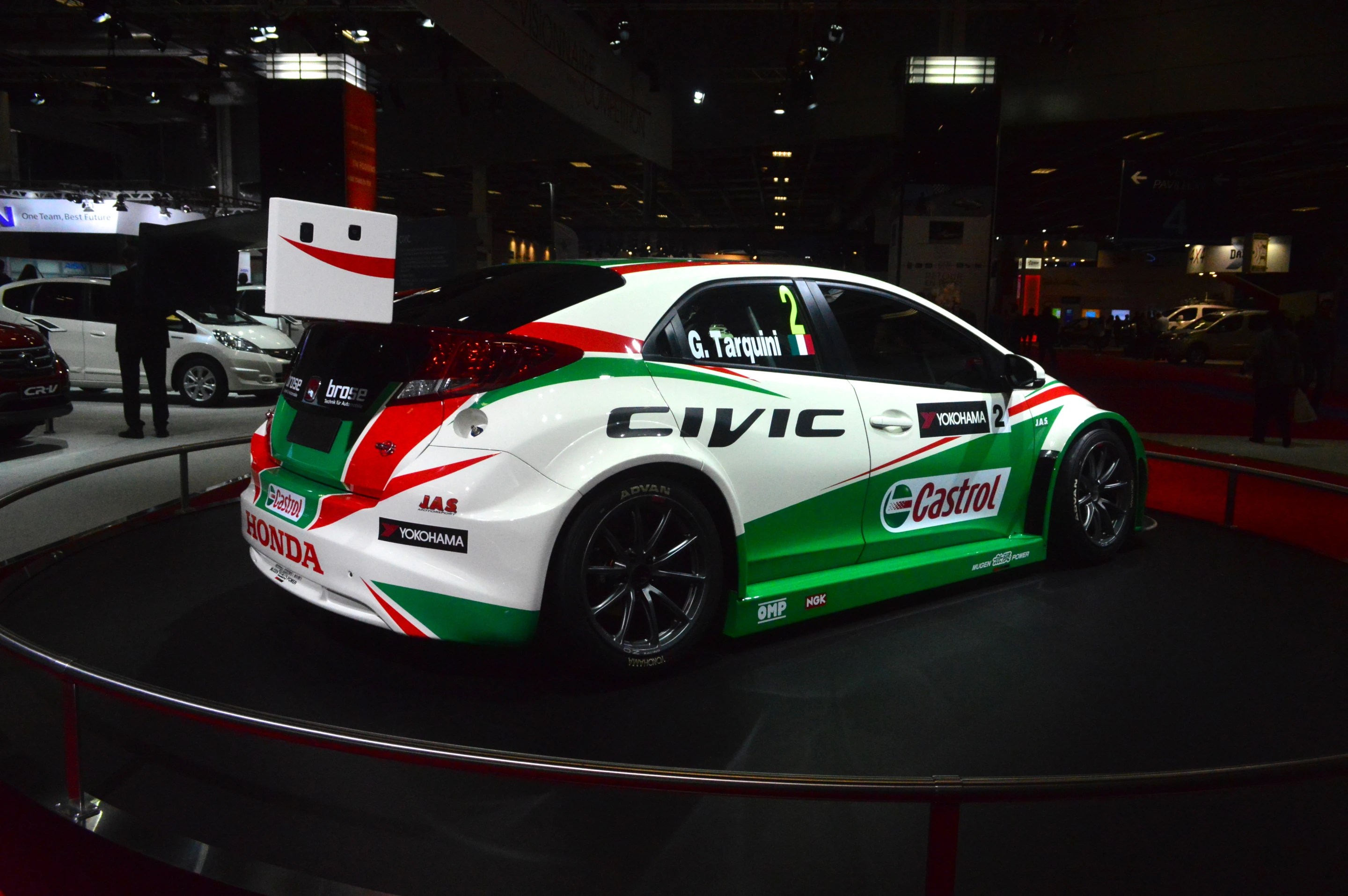 Honda Civic race car (Photo: C.C. Weiss/Gizmag)